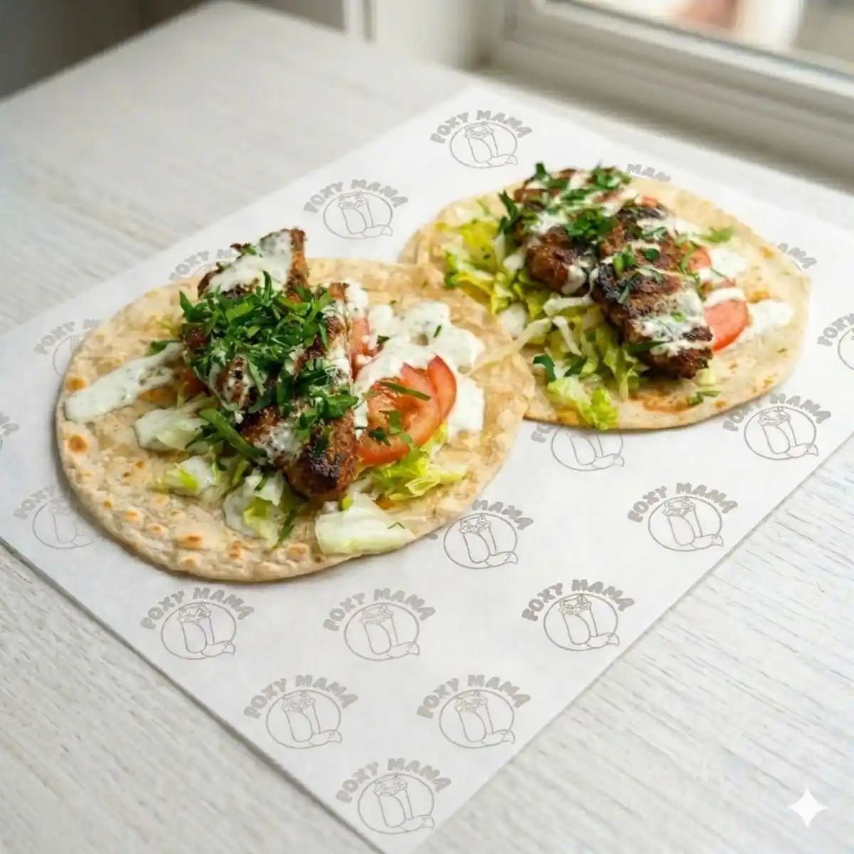 Smashed μοσχαρίσιο μπιφτέκι taco