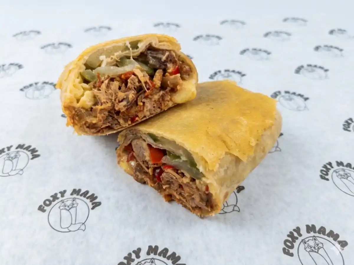 Χοιρινό Cheese-Steak Crispy burrito